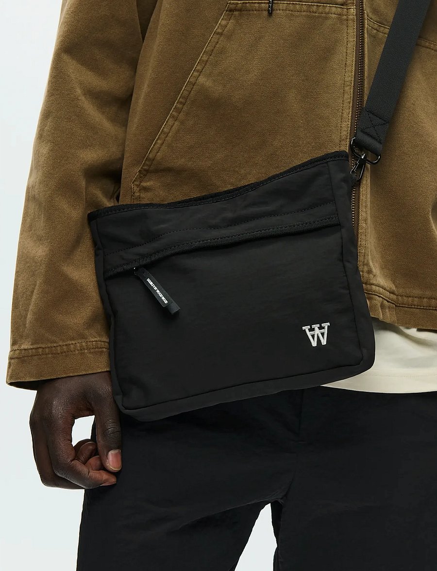 WOOD WOOD - WWFlorian side bag 25346 - osta stiili järgi - black - 0
