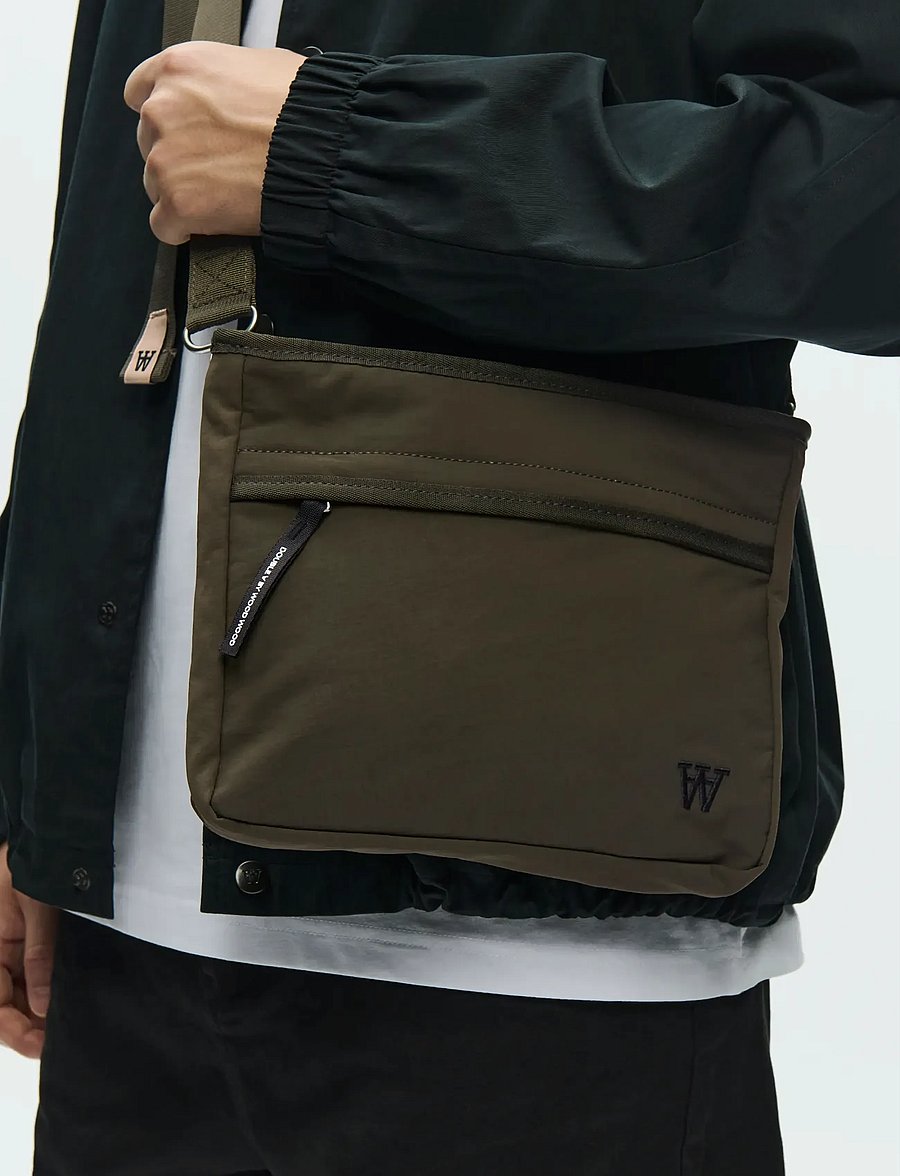 WOOD WOOD - WWFlorian side bag 25346 - shop efter stil - grape leaf - 5