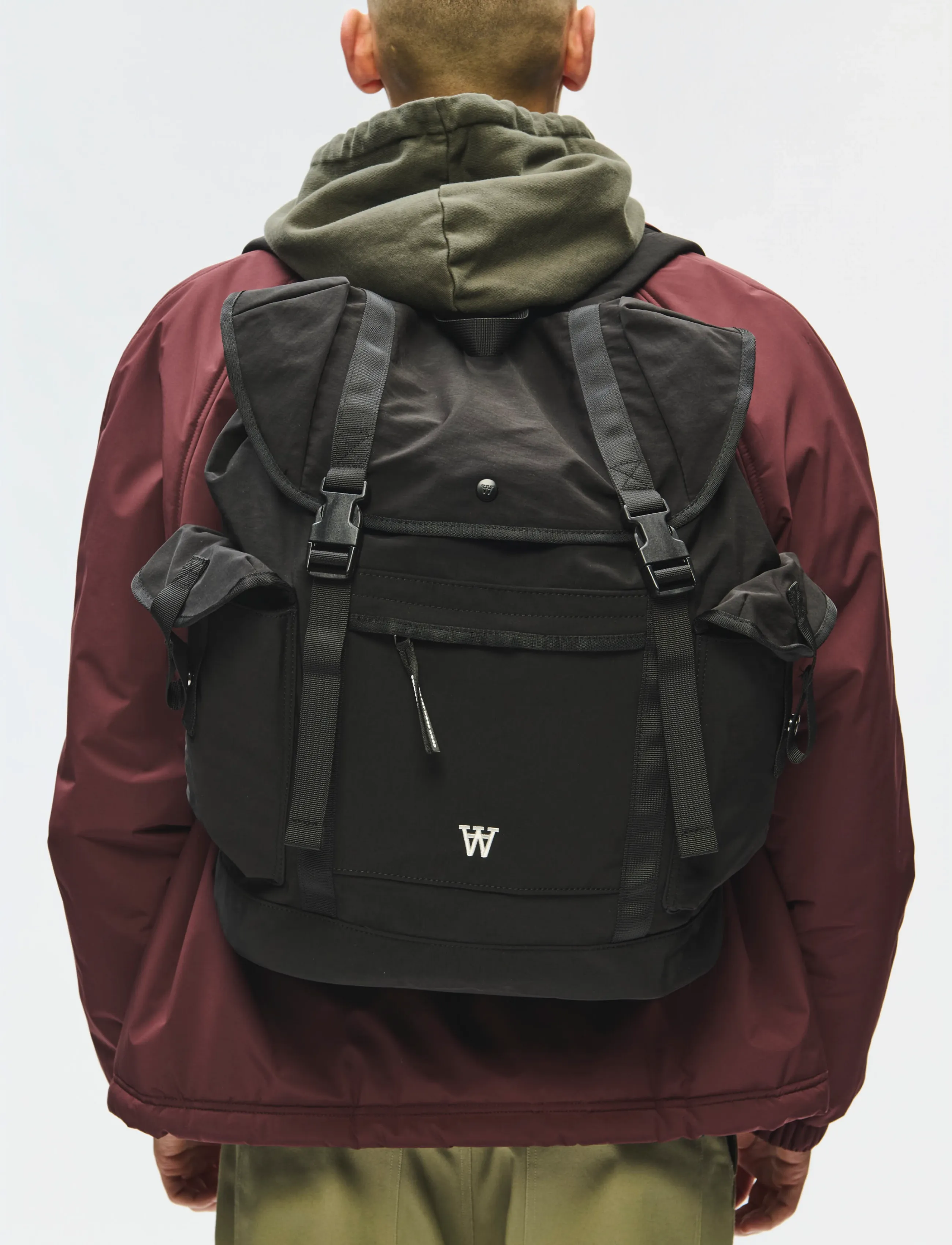 WOOD WOOD - WWKarl rucksack 25346 - shoppa efter tillfälle - black - 5