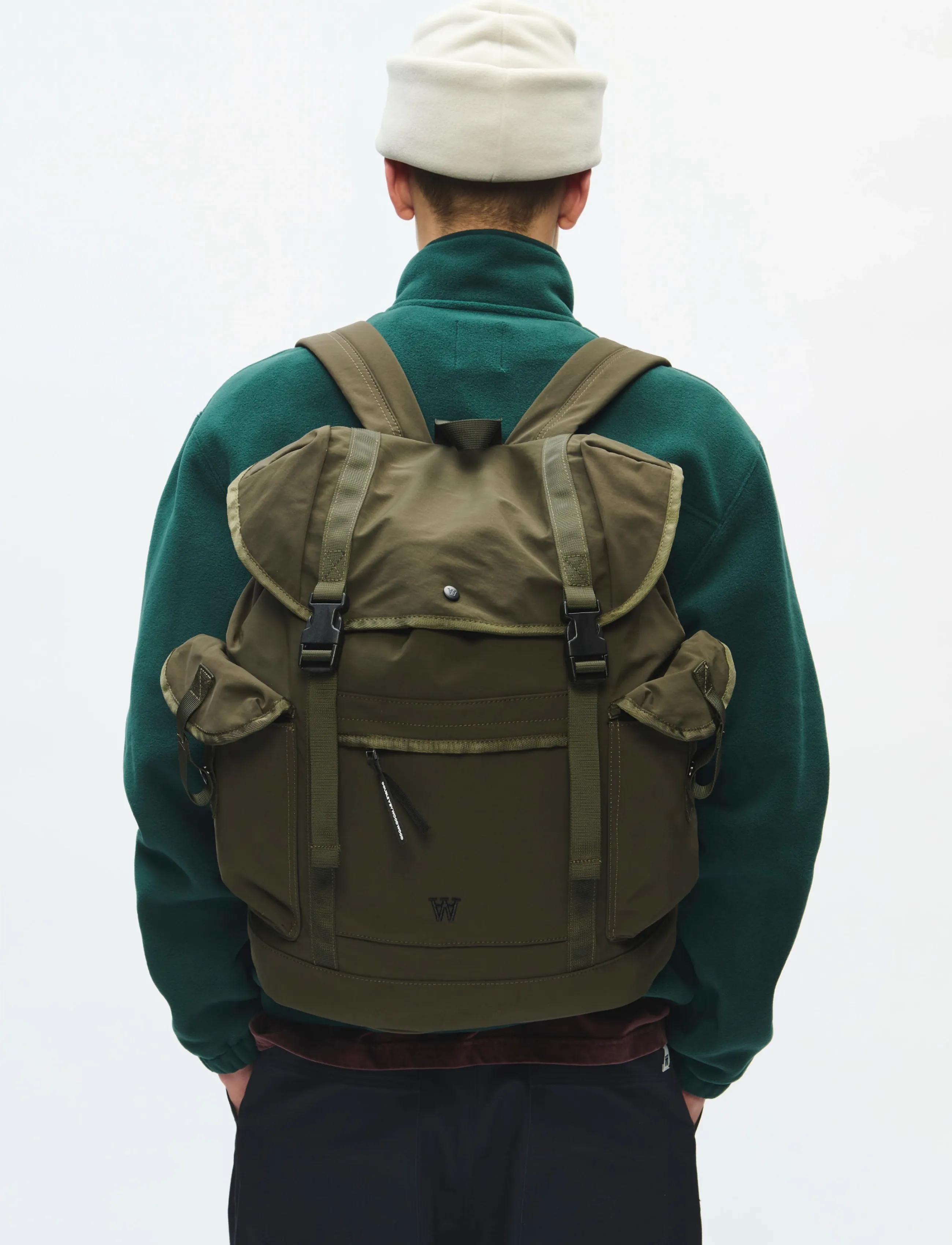 WOOD WOOD - WWKarl rucksack 25346 - shop efter anledning - grape leaf - 2