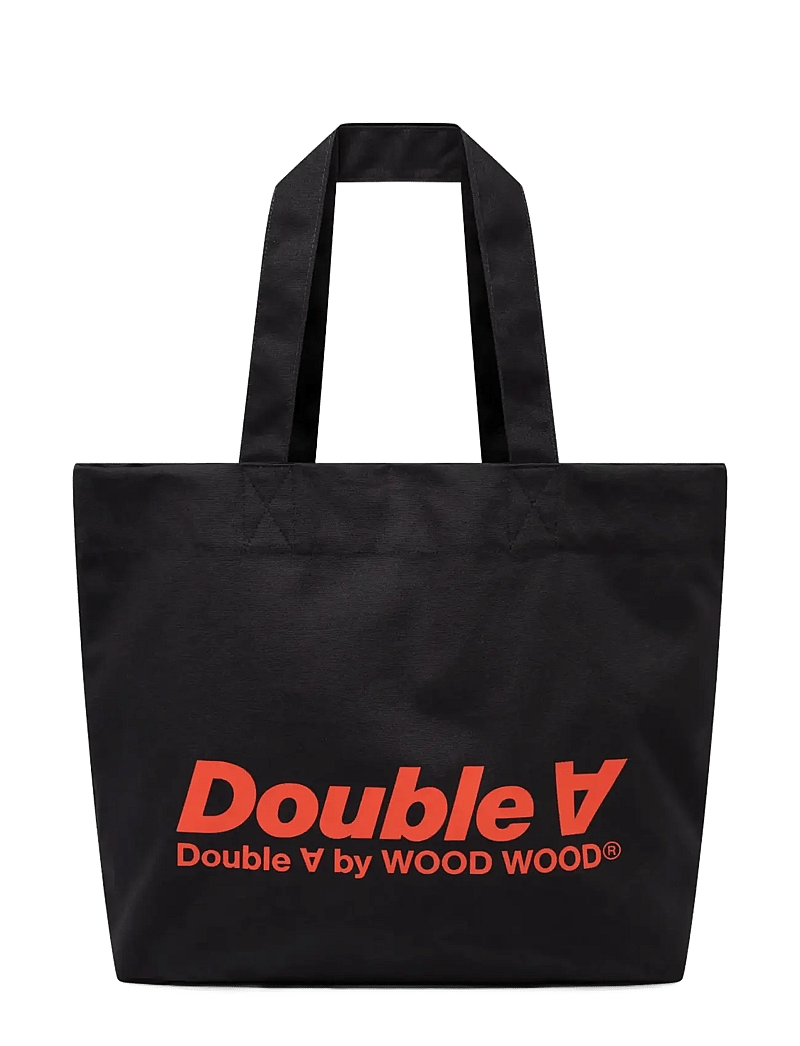 WOOD WOOD - WWConner italic tote bag 25306 - shoppa efter stil - black - 1