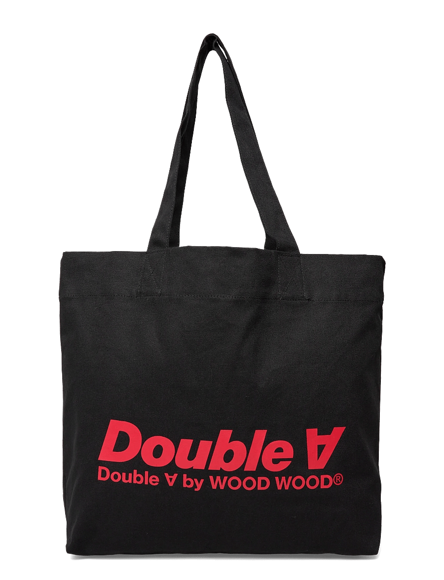 WOOD WOOD - WWConner italic tote bag 25306 - shoppa efter stil - black - 1