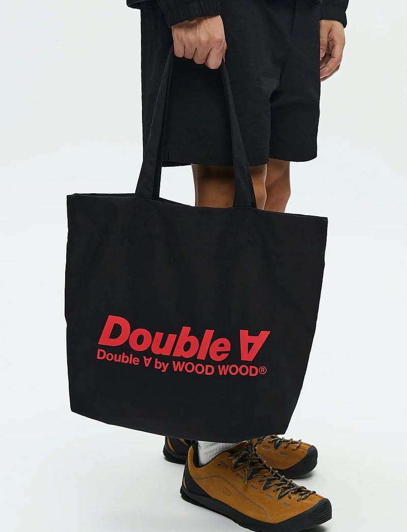 WOOD WOOD - WWConner italic tote bag 25306 - shoppa efter stil - black - 2