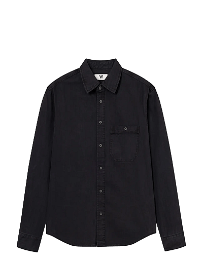 WOOD WOOD WWCooper shirt 25189 - Overshirts - BLACK / black