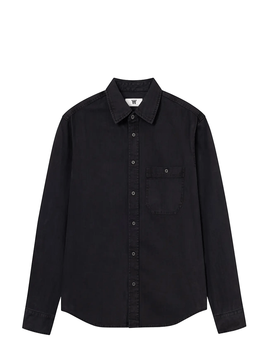 WOOD WOOD - WWCooper shirt 25189 - shop efter stil - black - 1