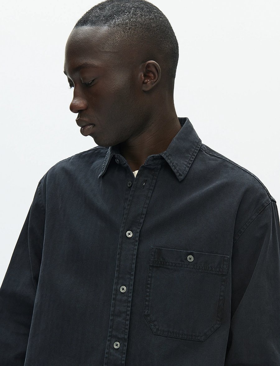 WOOD WOOD - WWCooper shirt 25189 - shop efter stil - black - 4