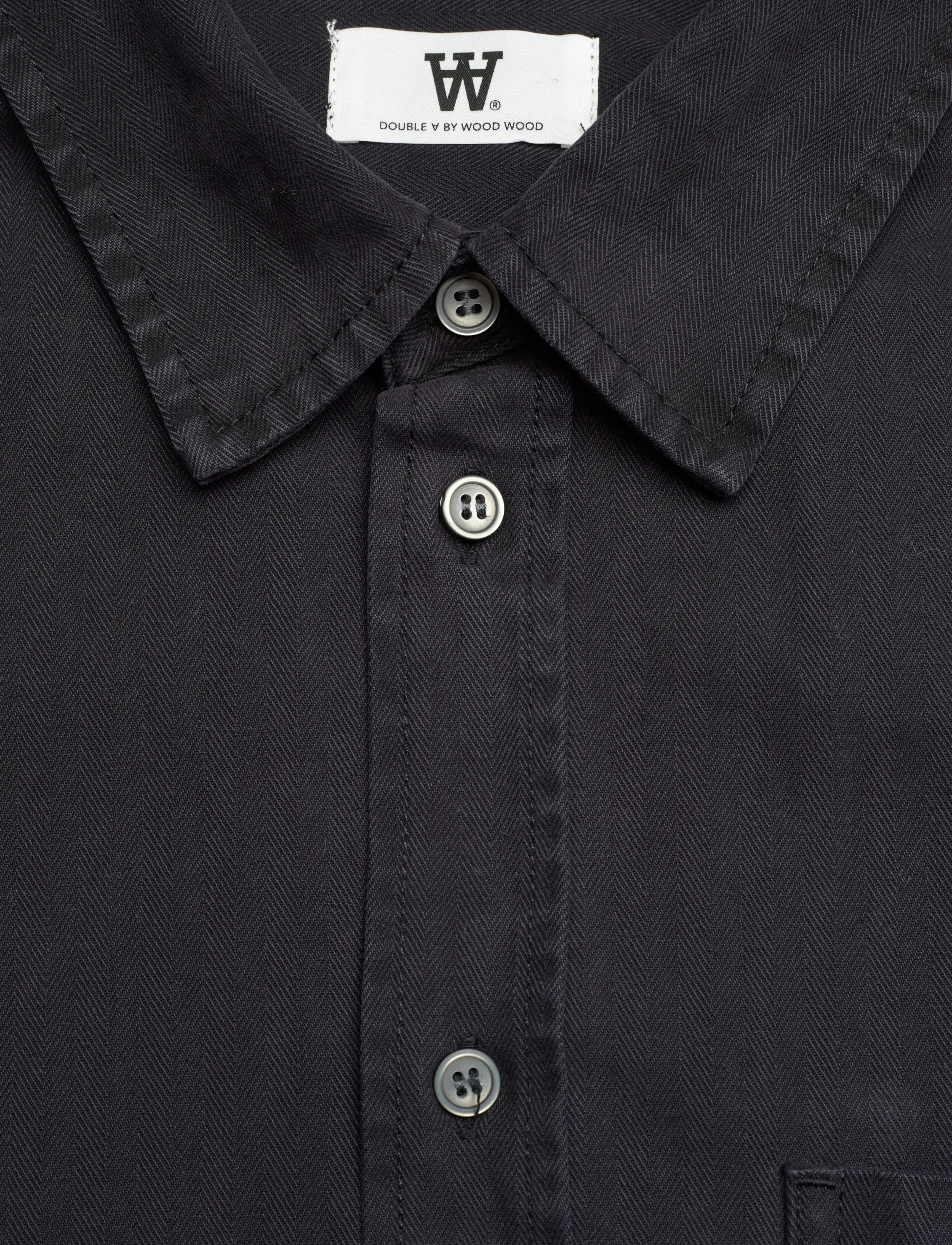 WOOD WOOD - WWCooper shirt 25189 - shop efter stil - black - 5
