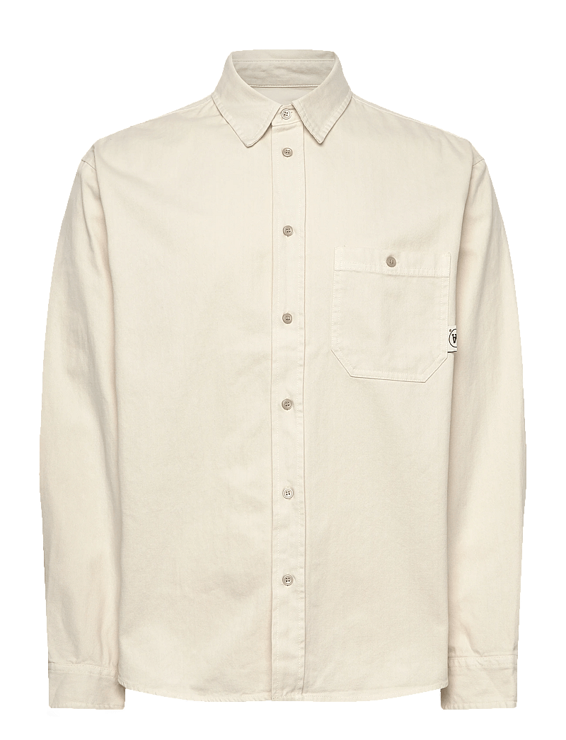 WOOD WOOD - WWCooper shirt 25189 - shoppa efter stil - marshmallow - 0