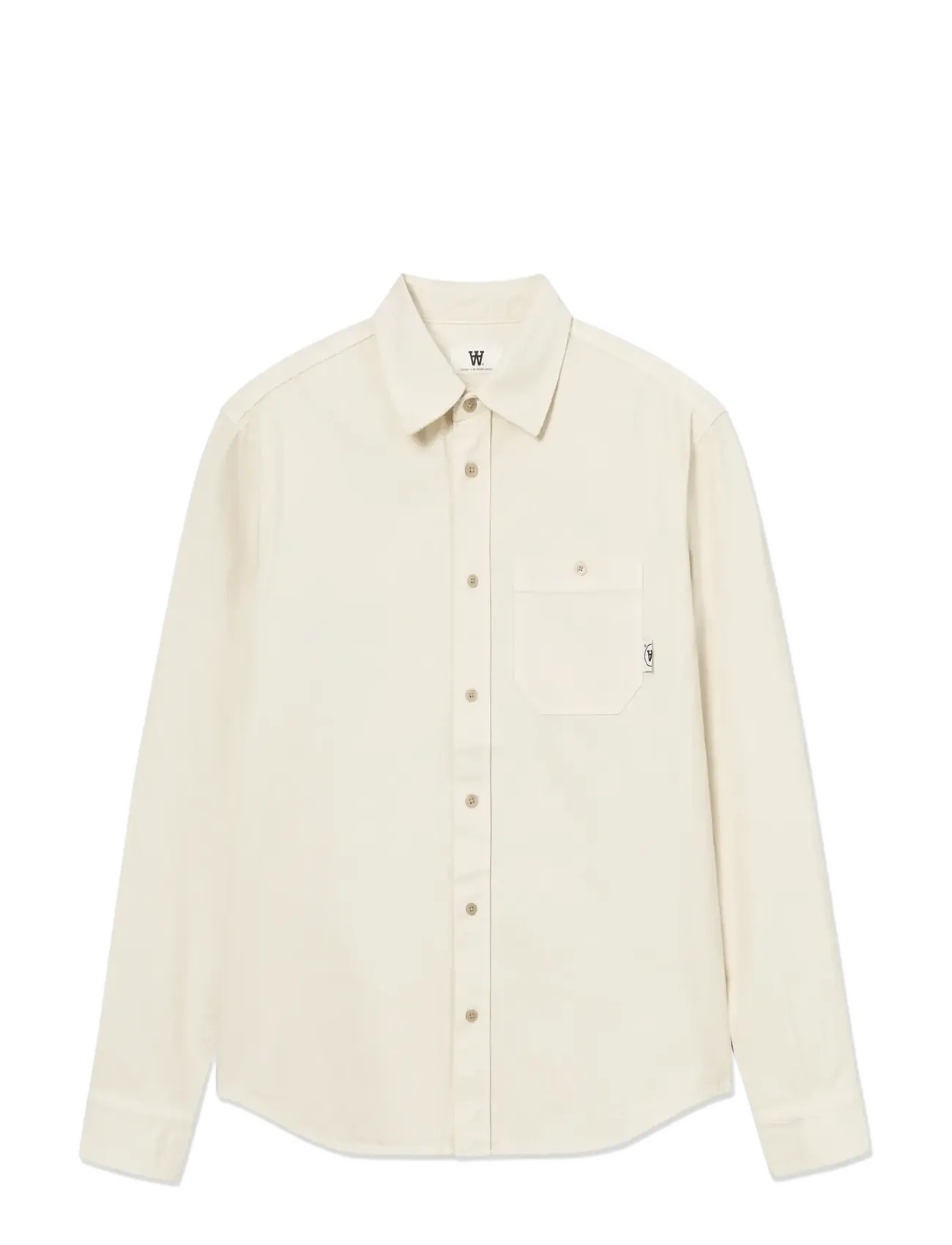 WOOD WOOD WWCooper shirt 25189 - Tøj - MARSHMALLOW / cream