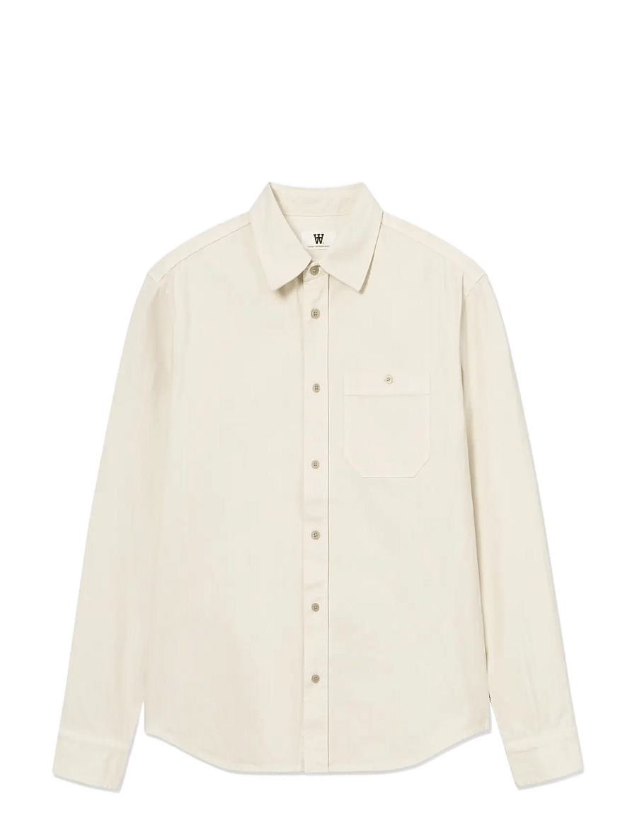 WOOD WOOD - WWCooper shirt 25189 - shop efter stil - marshmallow - 0