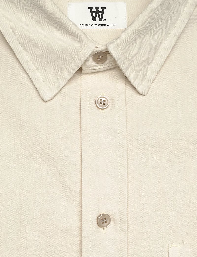 WOOD WOOD - WWCooper shirt 25189 - shoppa efter stil - marshmallow - 1