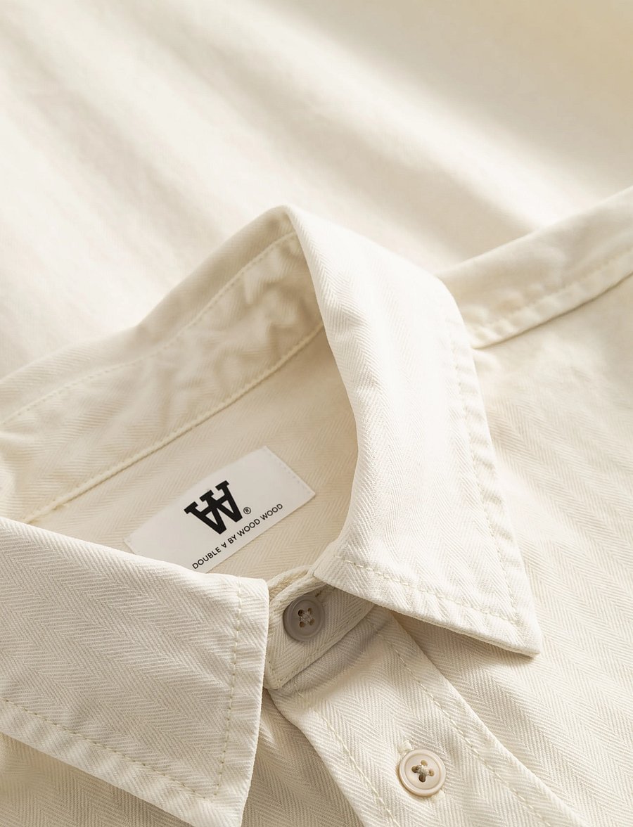 WOOD WOOD - WWCooper shirt 25189 - shop efter stil - marshmallow - 3