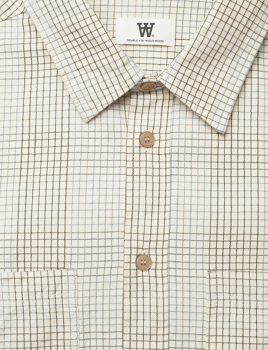 WOOD WOOD - WWCooper shirt 25336 - ruudulised särgid - slate check - 2