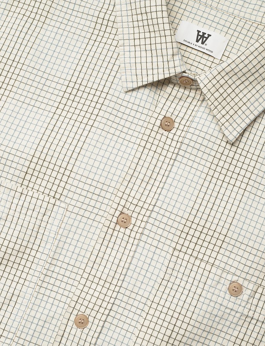 WOOD WOOD - WWCooper shirt 25336 - ruudulised särgid - slate check - 3