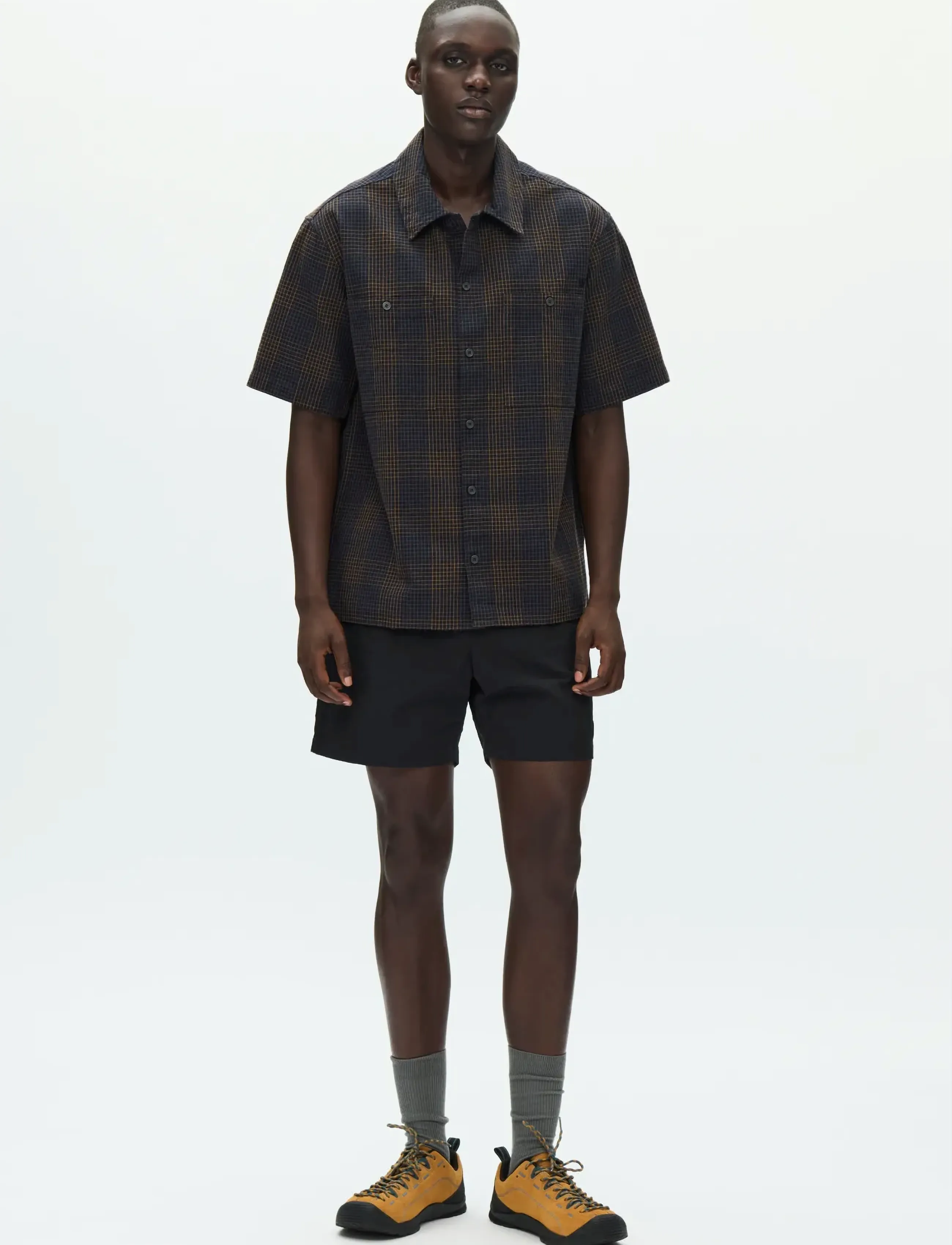 WOOD WOOD - WWCooper SS shirt 25336 - chemises à carreaux - ermine check - 2