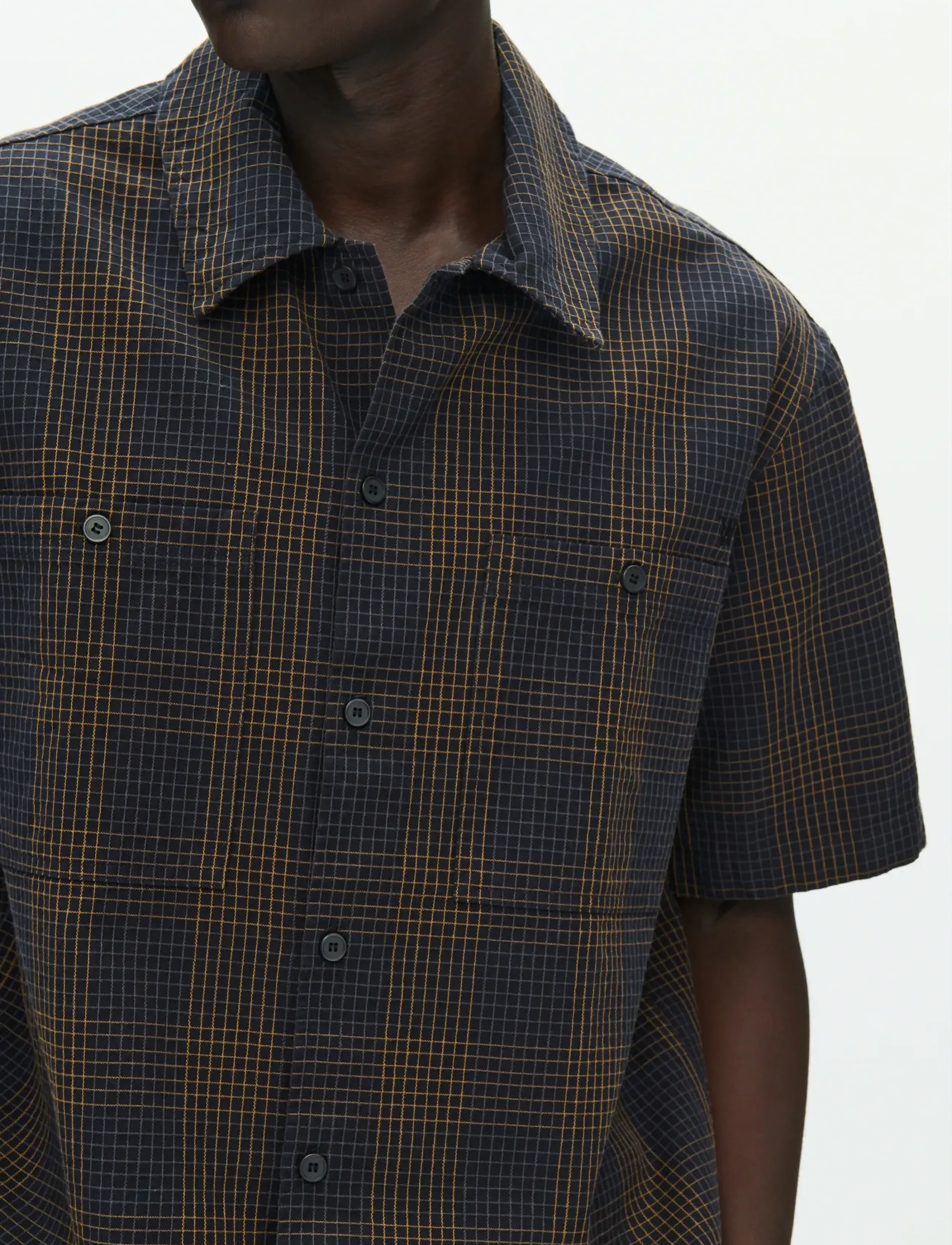 WOOD WOOD - WWCooper SS shirt 25336 - chemises à carreaux - ermine check - 4