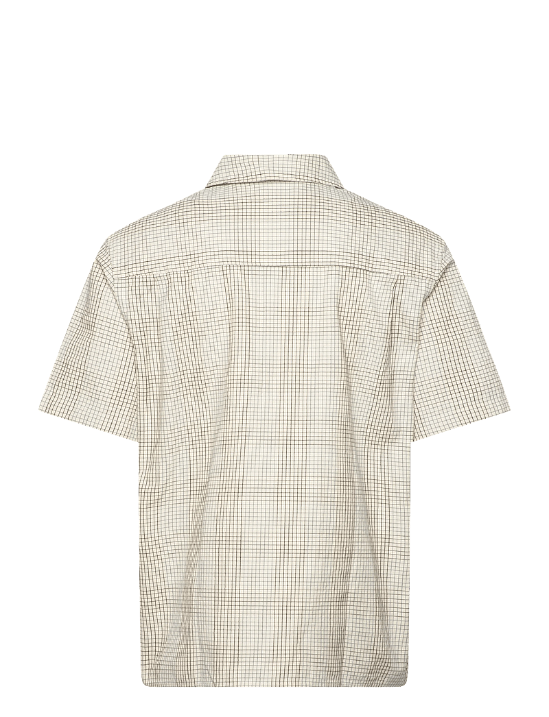WOOD WOOD - WWCooper SS shirt 25336 - rutiga skjortor - slate check - 1