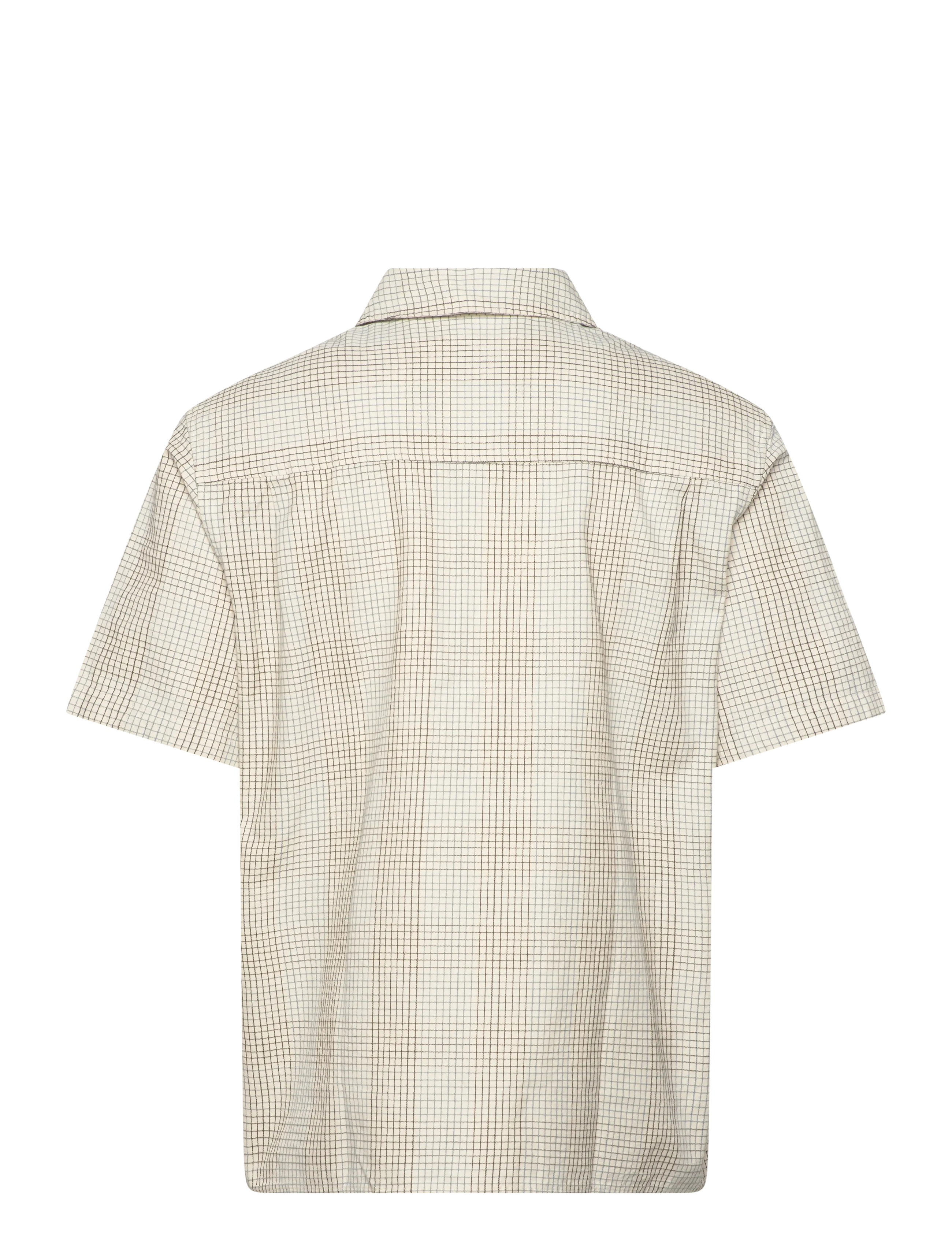 WOOD WOOD - WWCooper SS shirt 25336 - checkered shirts - slate check - 1