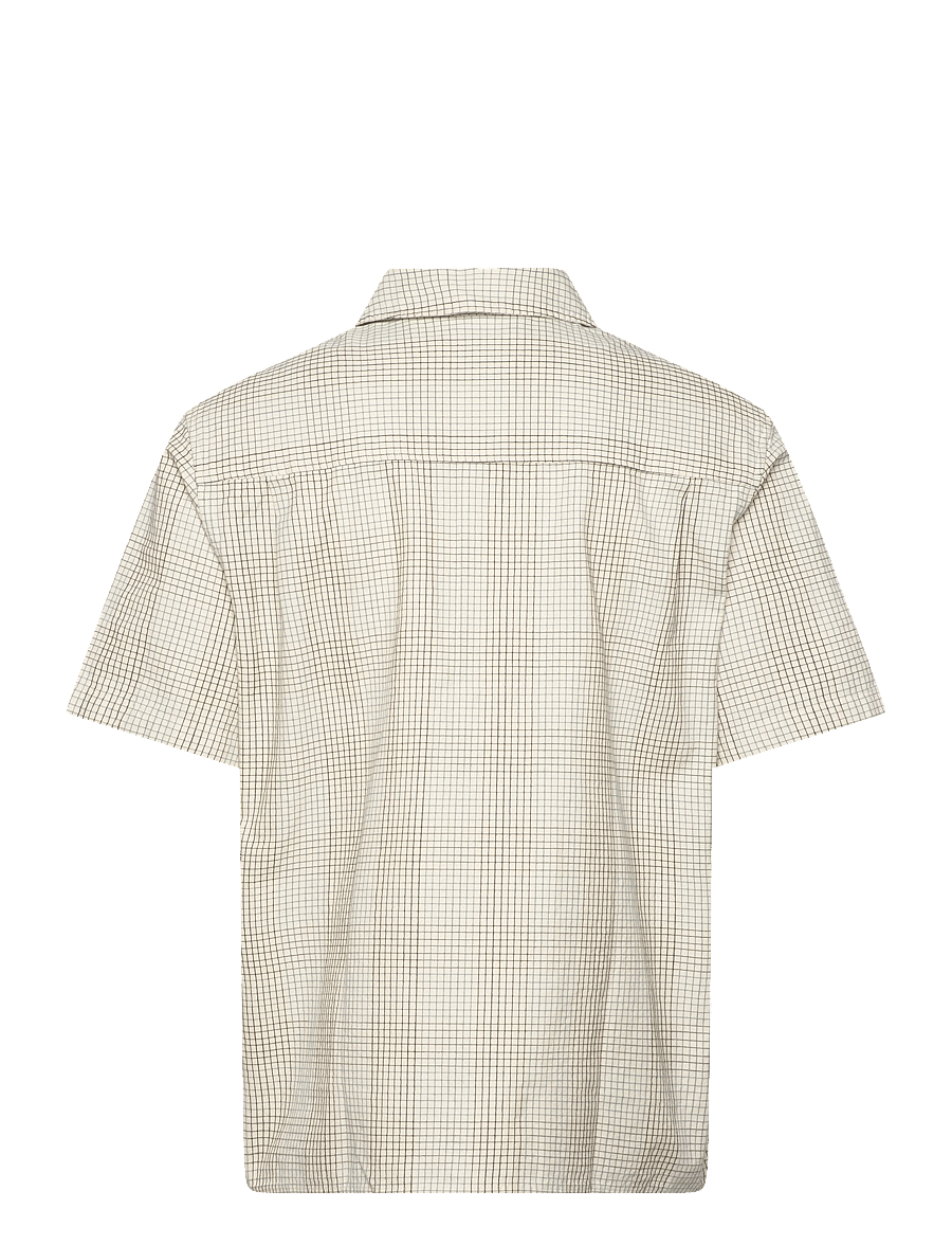 WOOD WOOD - WWCooper SS shirt 25336 - ternede skjorter - slate check - 1