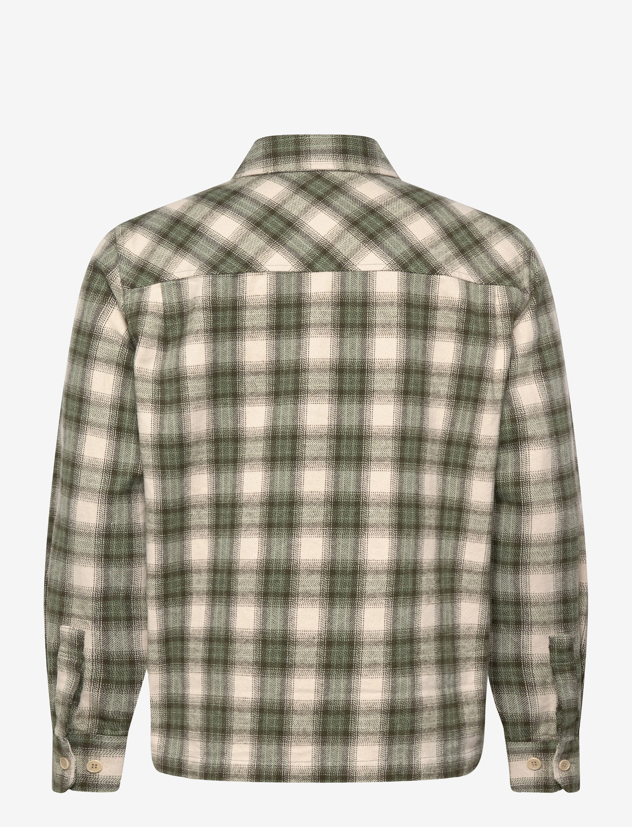 WOOD WOOD - WWClay overshirt 25339 - flannel shirts - grape leaf check - 1