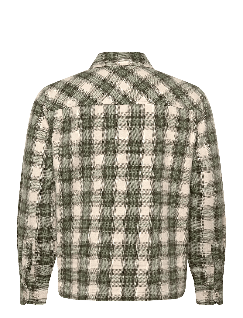 WOOD WOOD - WWClay overshirt 25339 - flannel shirts - grape leaf check - 1
