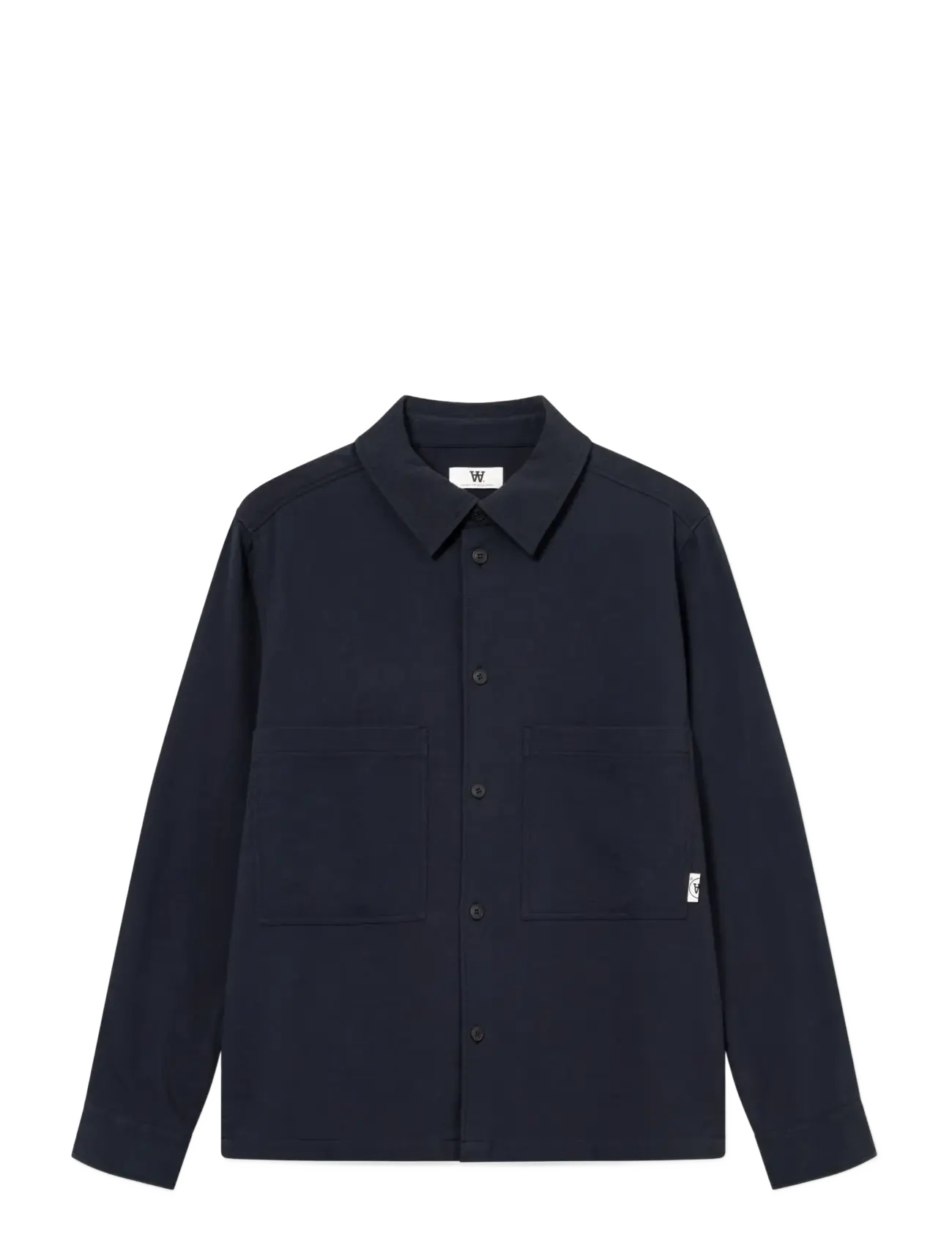 WOOD WOOD WWClay x overshirt 25340 - WOOD WOOD - SALUTE / navy