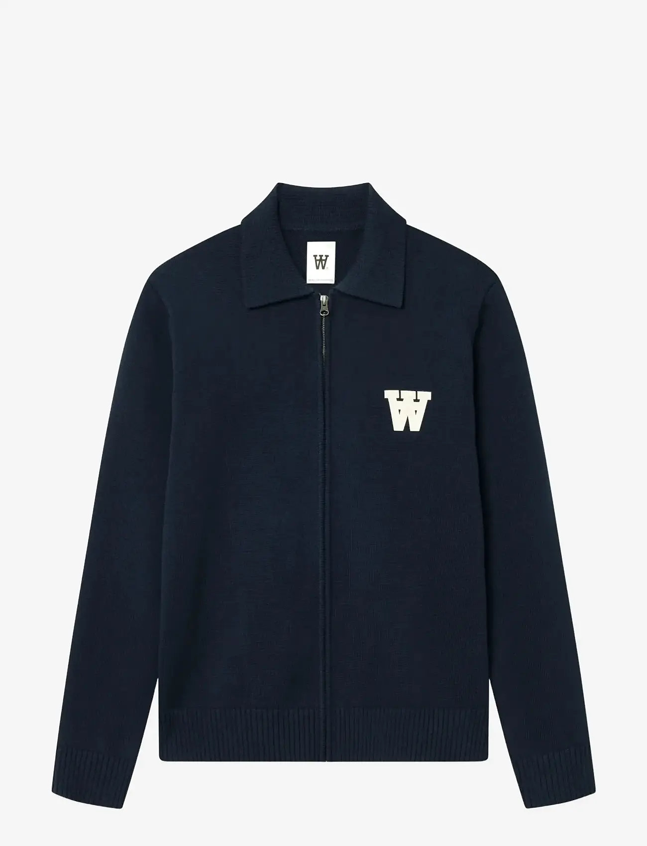 WOOD WOOD - WWTay zipper cardigan 25163 - full zip jumpers - salute - 1