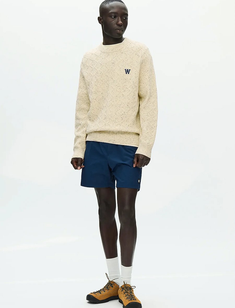 WOOD WOOD - WWLamin crew neck 25373 - Ümara kaelusega - moonstruck - 3