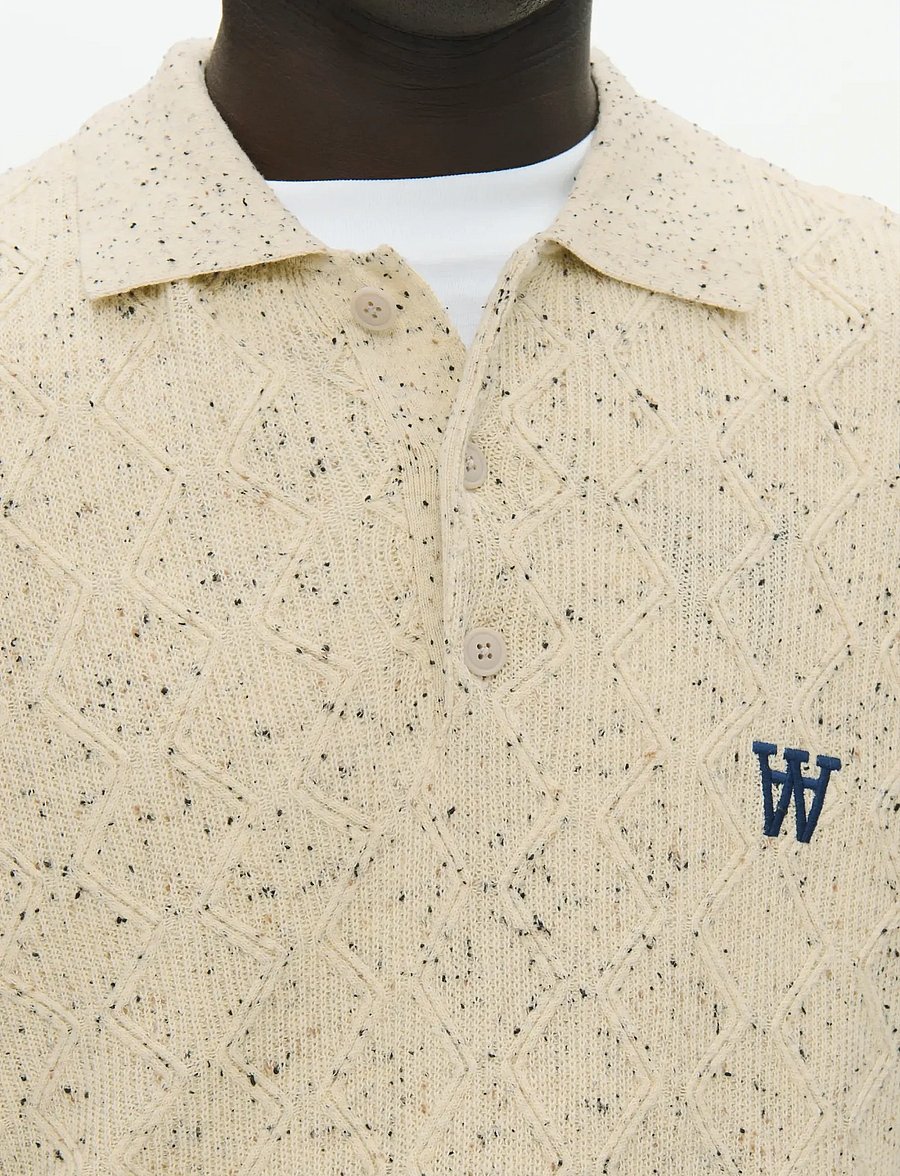 WOOD WOOD - WWLamin polo 25373 - short-sleeved polos - moonstruck - 4