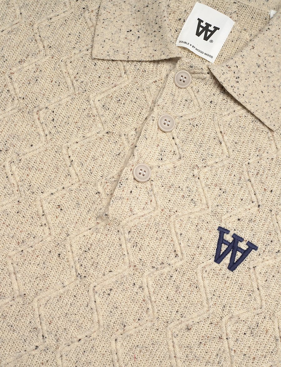 WOOD WOOD - WWLamin polo 25373 - short-sleeved polos - moonstruck - 5