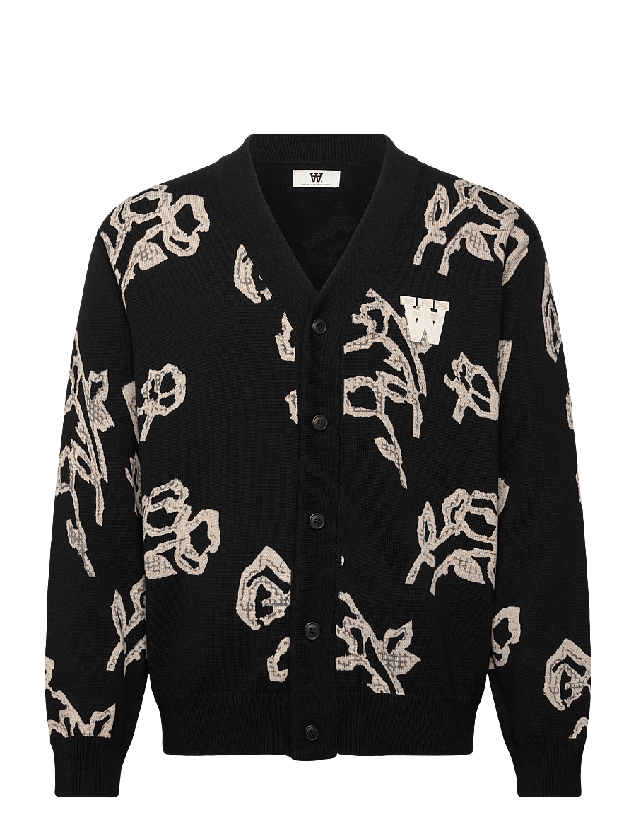 WOOD WOOD - WWLeif cardigan 25375 - strickjacken - white rose - 1