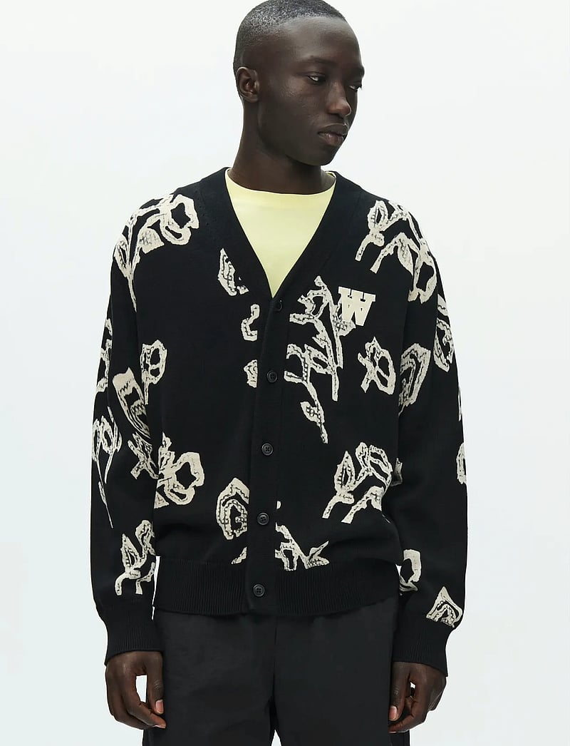 WOOD WOOD - WWLeif cardigan 25375 - koftor - white rose - 0