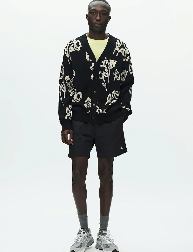 WOOD WOOD - WWLeif cardigan 25375 - koftor - white rose - 2