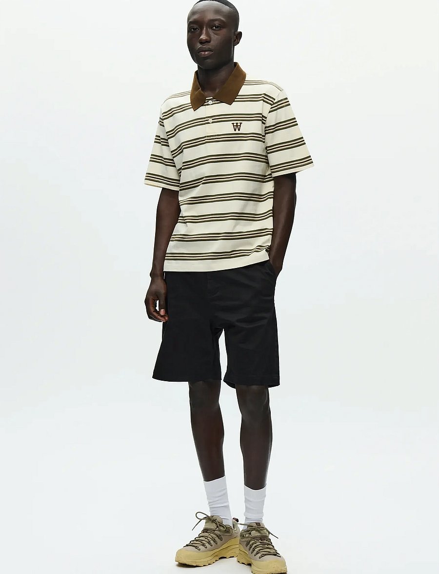WOOD WOOD - WWColton polo 25381 - kurzärmelig - desert palm stripe - 2
