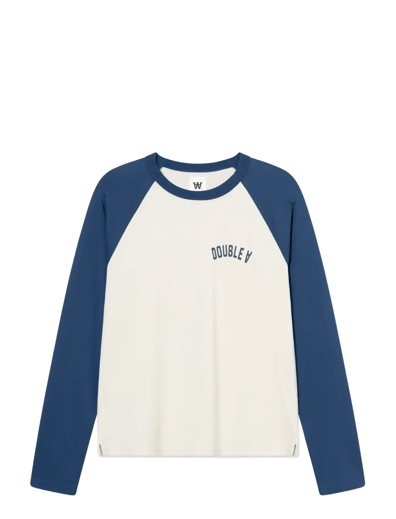 WOOD WOOD - WWDiego LS tee 25214 - langærmede t-shirts - navy peony - 1