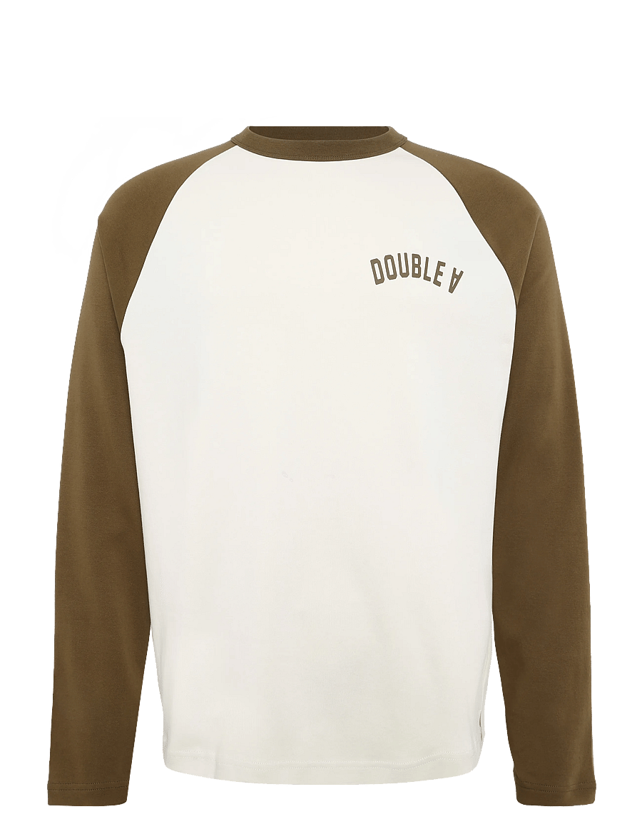 WOOD WOOD - WWDiego LS tee 25214 - långärmade t-shirts - silver birch - 0