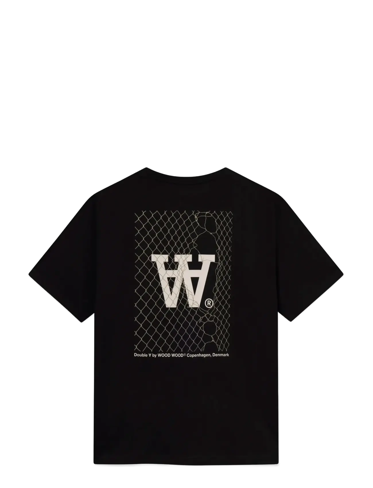 WOOD WOOD - WWLiam tee fence 25074 - kortärmade t-shirts - black - 2