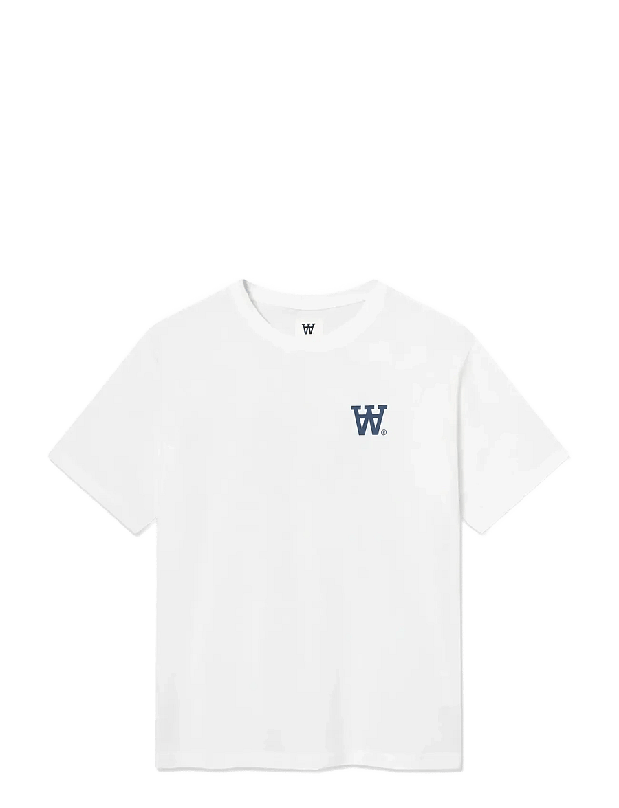 WOOD WOOD - WWLiam tee fence 25074 - kortärmade t-shirts - bright white - 1