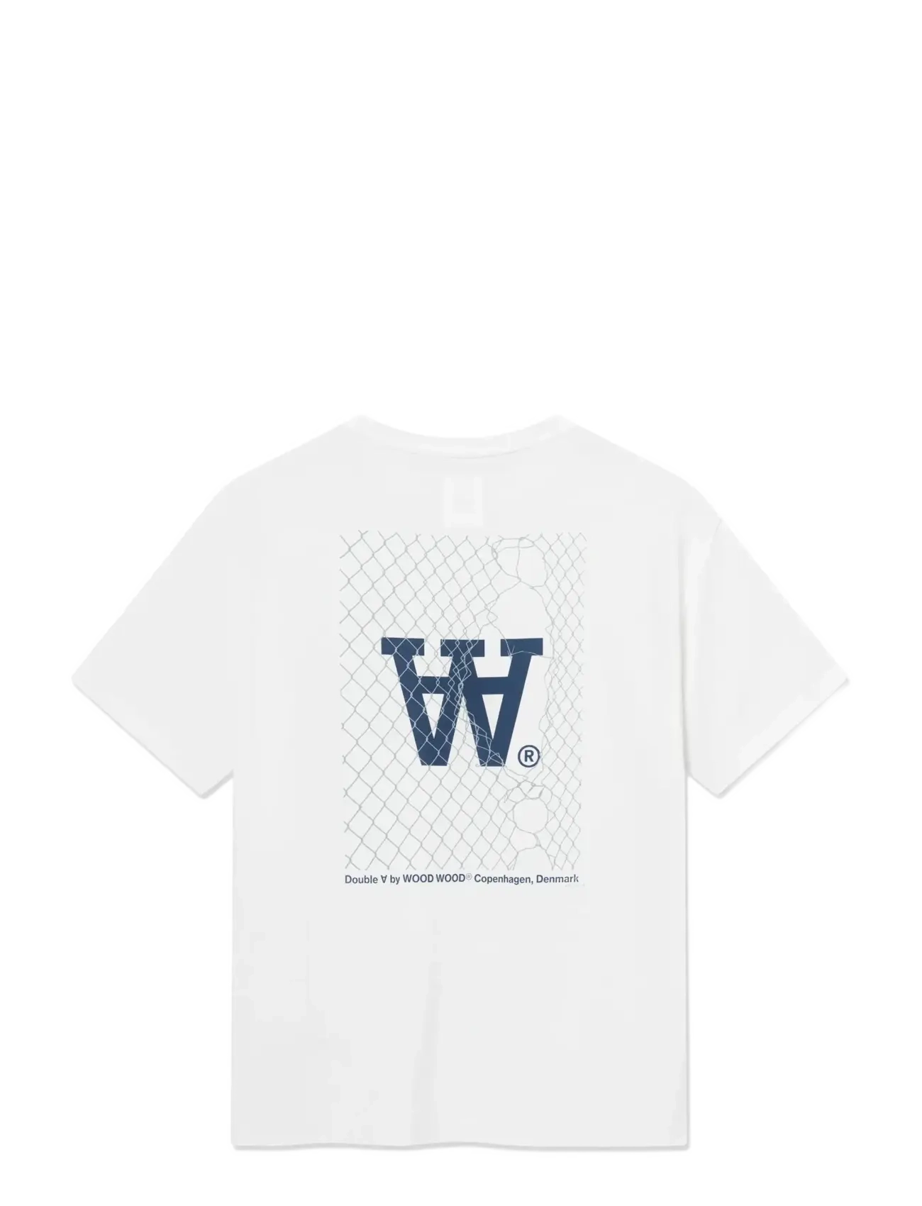 WOOD WOOD - WWLiam tee fence 25074 - kortærmede t-shirts - bright white - 2