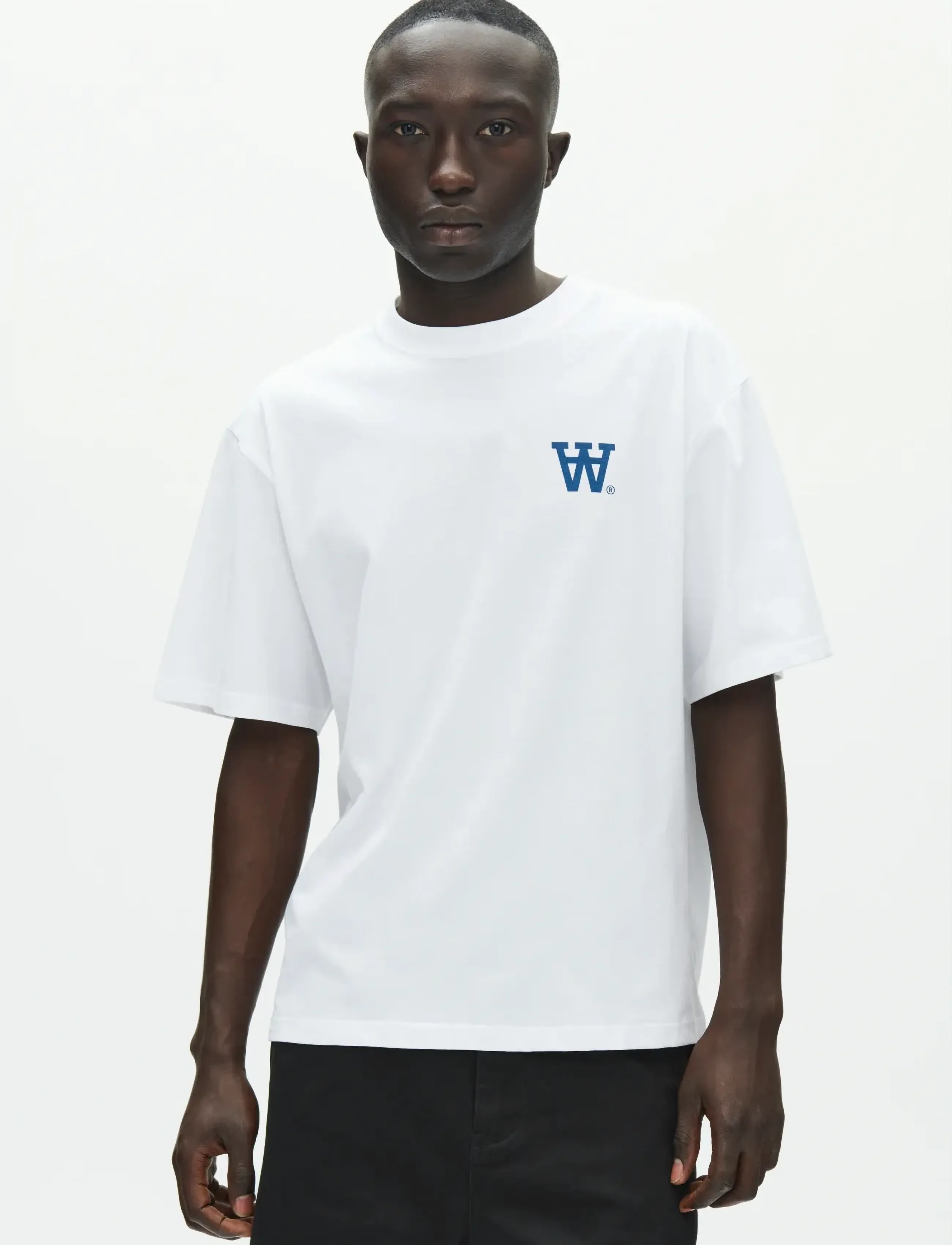 WOOD WOOD WWLiam tee fence 25074 - T-Shirts - BRIGHT WHITE / white