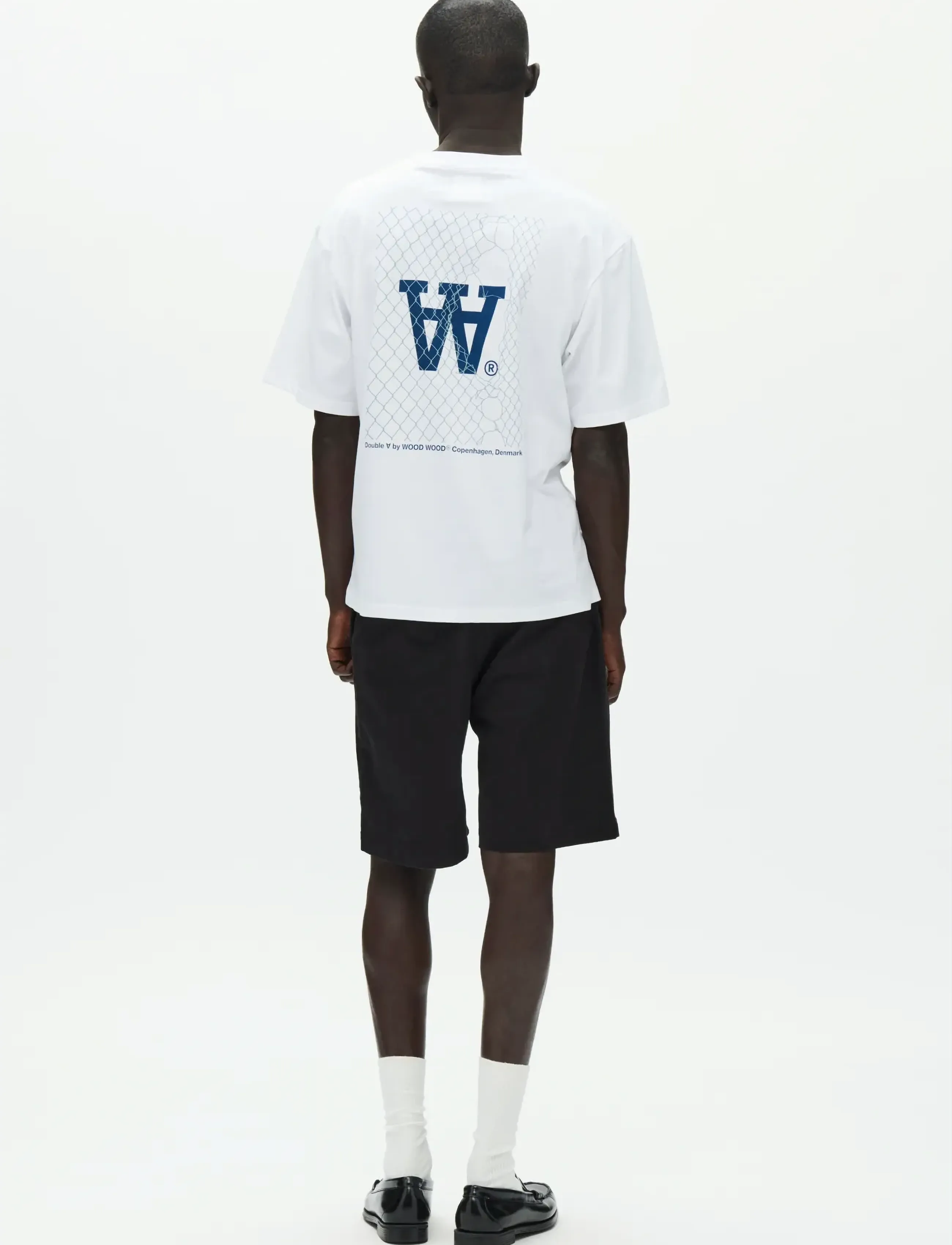 WOOD WOOD - WWLiam tee fence 25074 - kortærmede t-shirts - bright white - 3