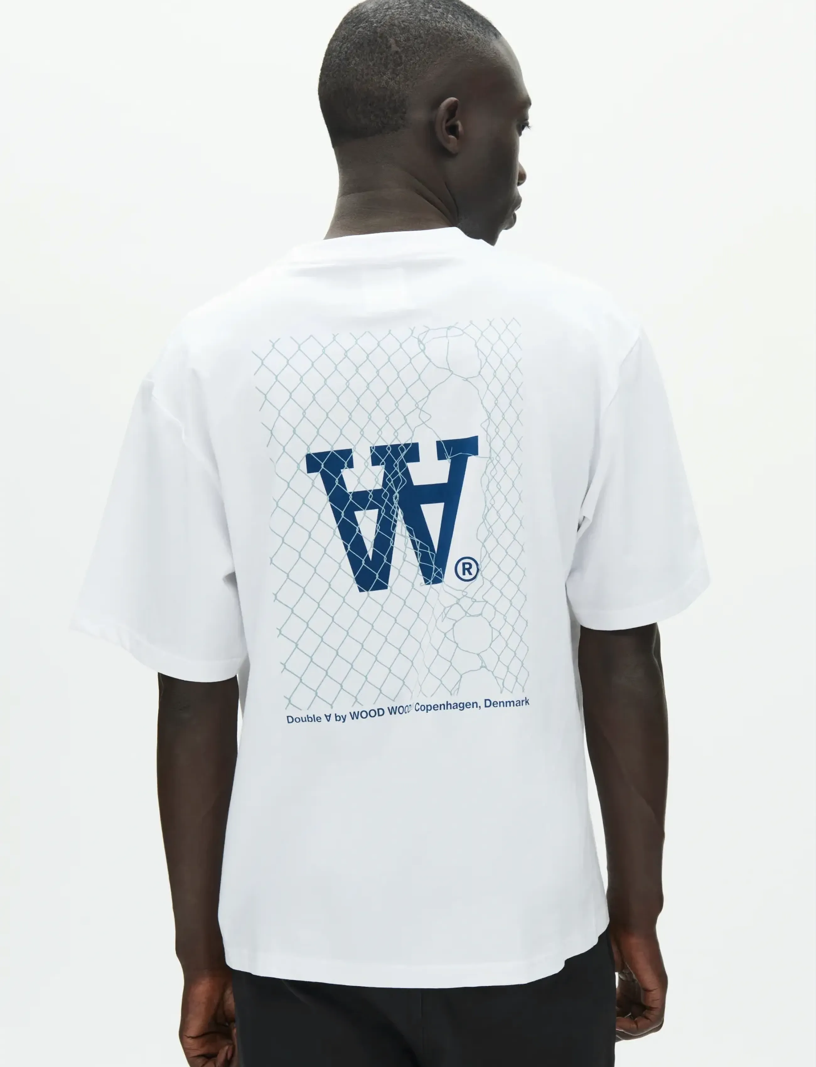 WOOD WOOD - WWLiam tee fence 25074 - kortærmede t-shirts - bright white - 5