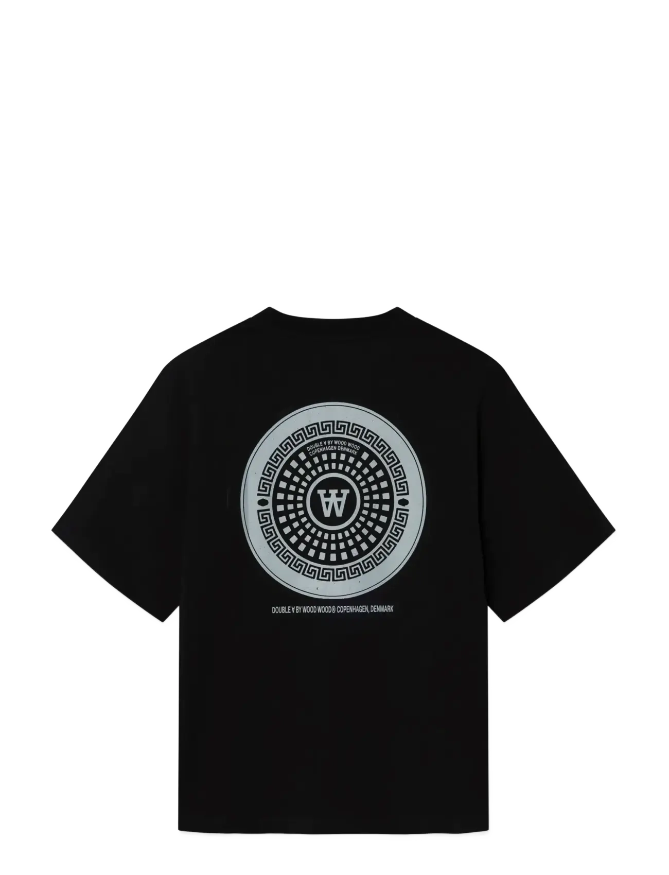 WOOD WOOD - WWLiam tee MH cover 25220 - korte mouwen - black - 2