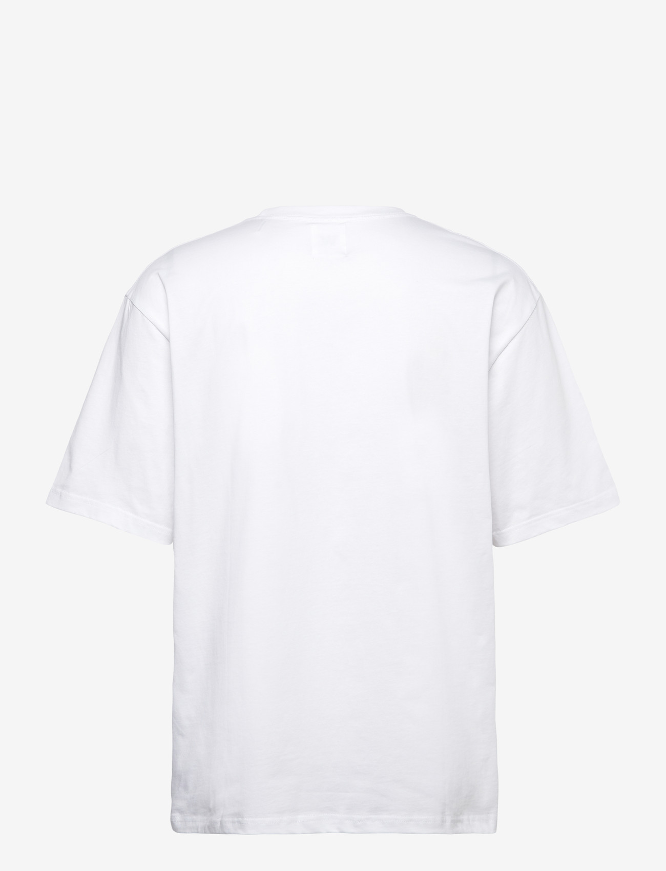 WOOD WOOD - WWLiam tee stickers 25074 - short-sleeved t-shirts - bright white - 2