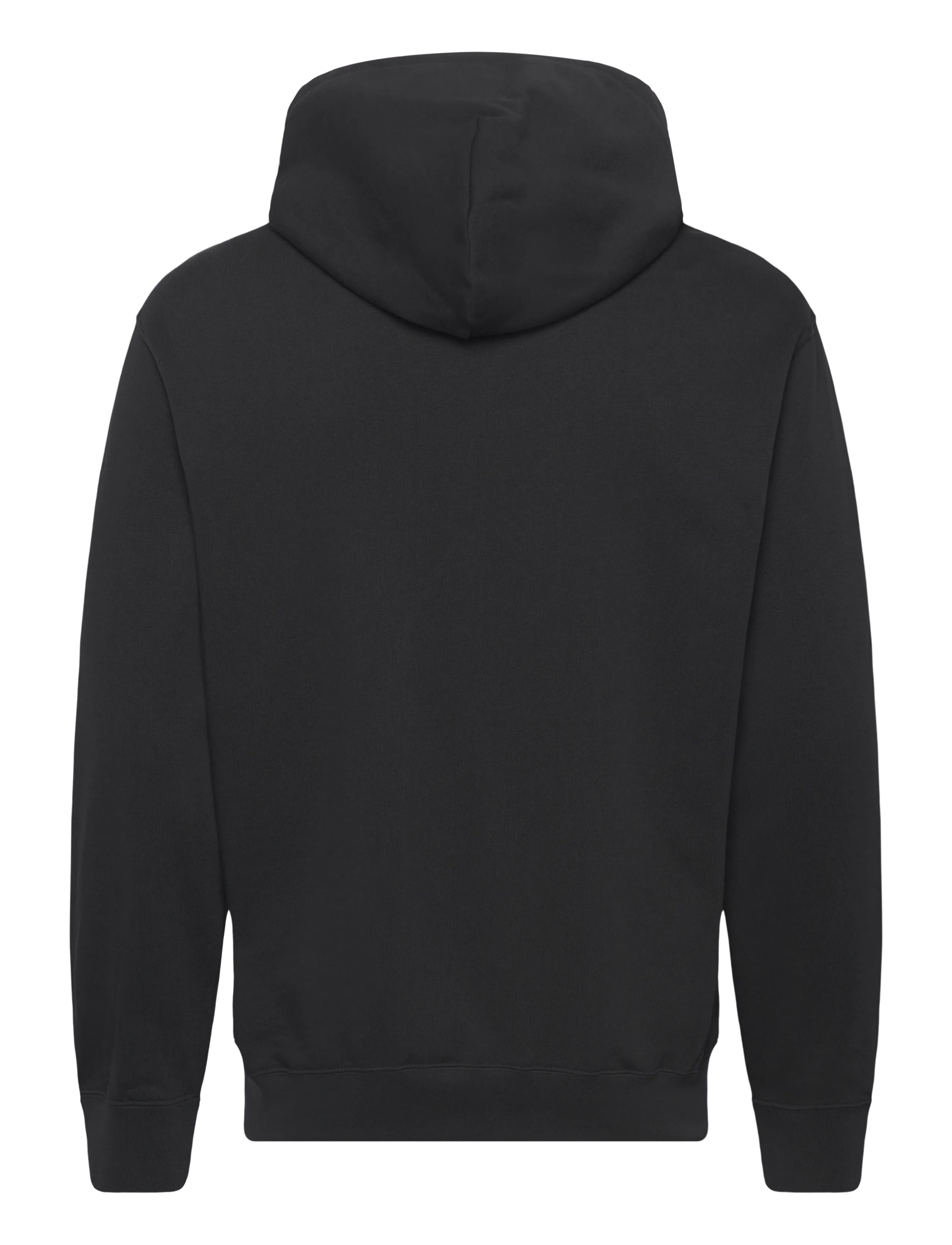 WOOD WOOD - WWCass AA print hoodie 25219 - hettupeysur - black - 2