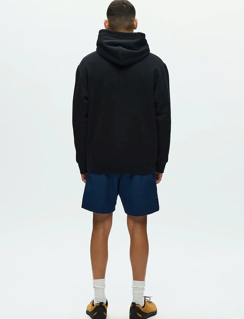 WOOD WOOD - WWCass AA print hoodie 25219 - hættetrøjer - black - 5