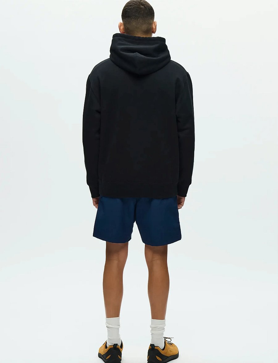 WOOD WOOD - WWCass AA print hoodie 25219 - kapuzenpullover - black - 5
