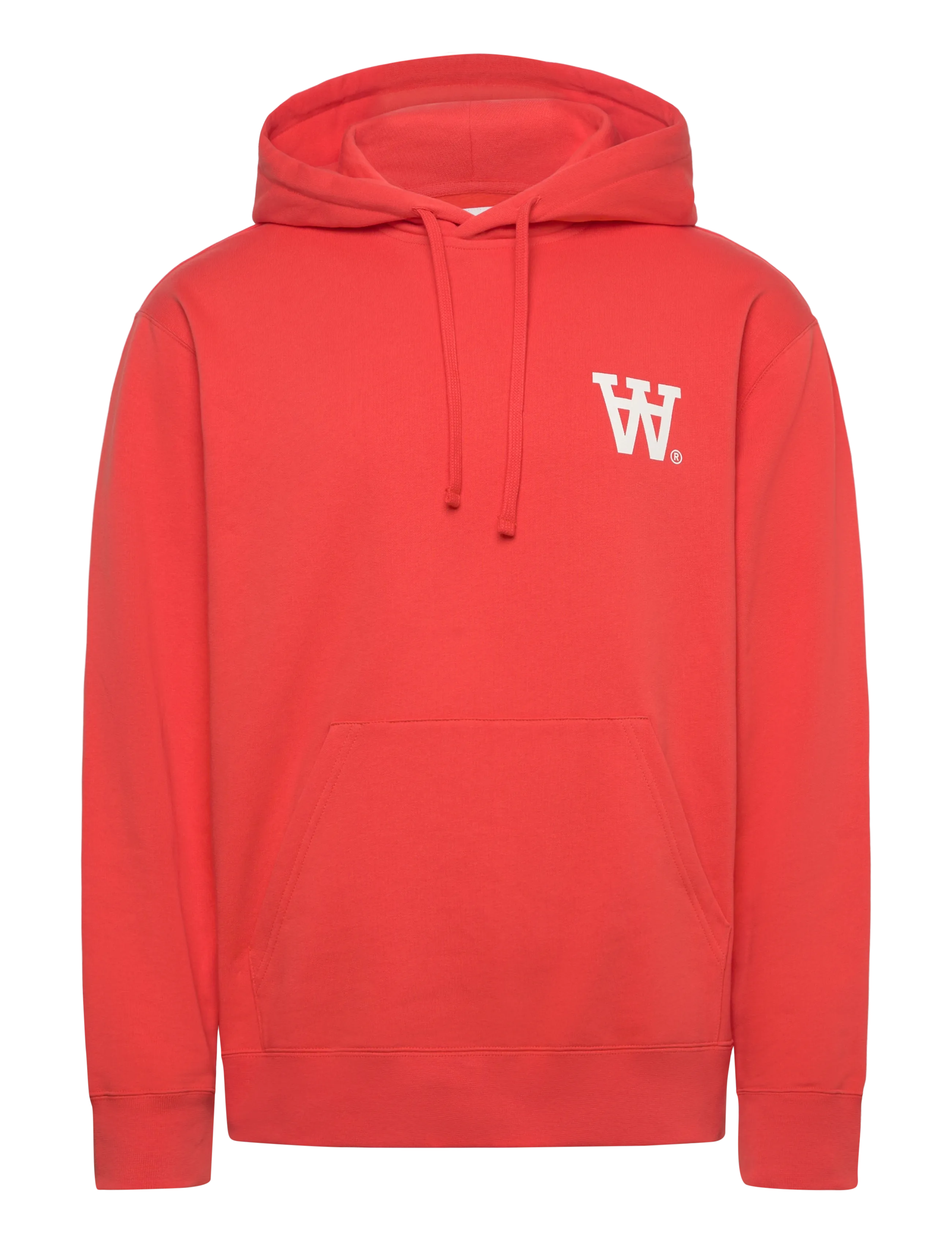 WOOD WOOD Wwcass Aa Print Hoodie 25219 Orange - XL - Herren