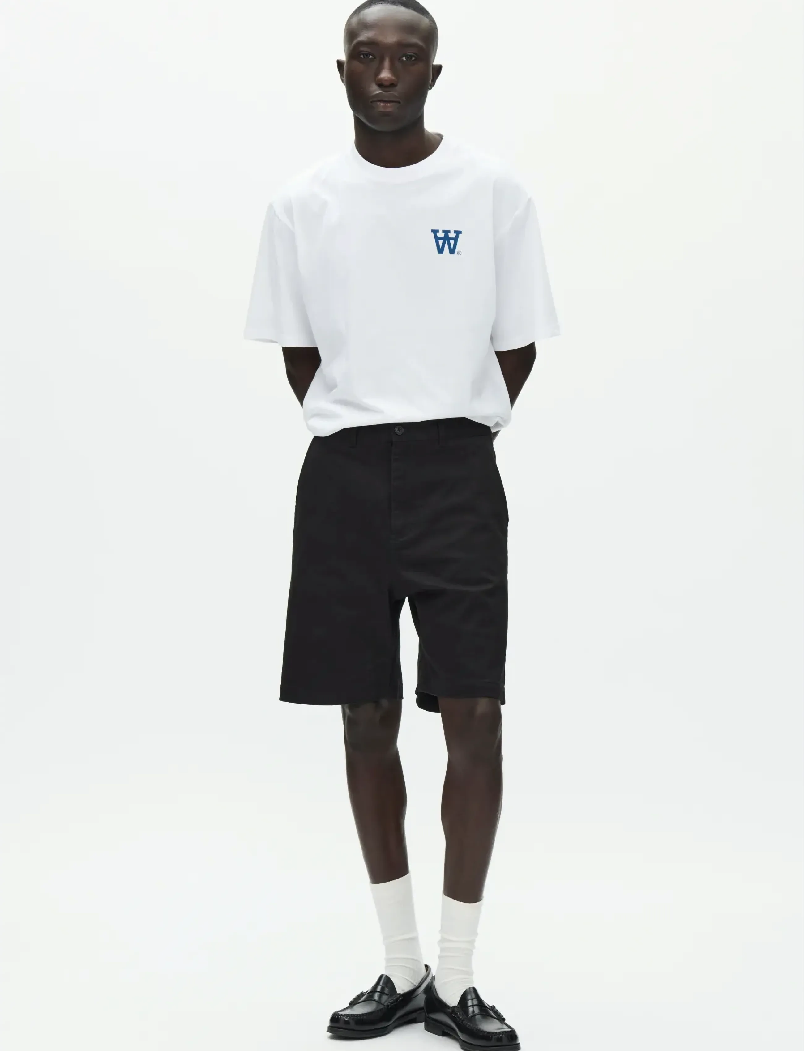 WOOD WOOD - WWFallon shorts 25389 - casual shorts - black - 2