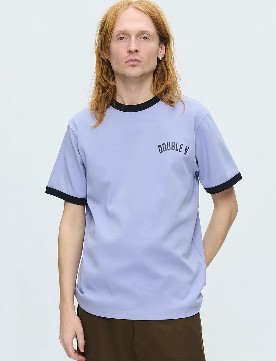 WOOD WOOD - WWParker tee arhie 25214 - kortærmede t-shirts - persian violet - 0